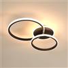 DELIPOP Plafoniera LED Soffitto Moderno, 42W 4700LM Lampadario LED 3000K