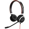Jabra YOU'RE ON Jabra Evolve 40 MS stereo - Cuffie - on-ear - cablate - USB, spinotto da 3,5 mm - Certificate per Skype for Business