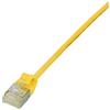 LogiLink Professional CQ9057S Cavo patch LogiLink Ultraflex, Cat. 6A, U/FTP, 2,0 m, giallo