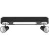LEDVANCE DECOR SPOT NEPTUNE, 20W, 635lm, nero, faretto, teste regolabili, versatile, faretto per interni, colore della luce bianco caldo, ottica di alta qualità, facile installazione
