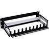 VALUE Staffa per guida DIN 19'' 3U, nera (26.99.0340)