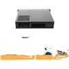 OEM Chassis per server da montaggio a rack, profondità 350 mm, compatibile con schede madri Mini ITX e Micro ATX, 4 slot PCIe a mezz'altezza, realizzato in lega di alluminio, dimensioni 482 mm x 89 mm