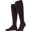 FALKE Shadow M Kh cotone al ginocchio fantasia 1 paio, Calzini lunghi Uomo, Rosso Rioja 8594, 41-42