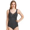 Anita Komfort-Korselett Clara, Body da Donna, nero (schwarz 001), Taglia EU 85F