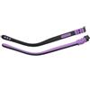 Generico Gambe in silicone for occhiali da vista for bambini - Montature di ricambio for bambini(Black D.Purple)