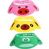 ORFOFE Cuffia Per Shampoo Regolabile Per Bambini, Cappellino Da Doccia Cartoni Animati, Protezione Orecchie Per Lavaggio Chioma Neonati, Set 3 Pezzi Colorati (rosa, Verde, Giallo)