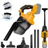 Chengsuwei Aspirapolvere a batteria per batteria Dewalt 20V, aspirapolvere portatile 5 in 1 con motore potente da 600W, 70DB silenzioso, aspirapolvere portatile con filtrazione HEPA per pavimenti, tappeti, auto