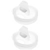 GALPADA Coperchio per Caraffa di Plastica Bianco, 2 Pezzi Ermetici | Ricambio per Brocche da 1, Tappi Ermetici per Bottiglie Vetro, 6 e 1, Chiusura Anti Perdita