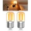 Klarlight Lampadina LED E27 Dimmerabile Bianca Calda 2200K, 2W Sostituisce 20Watt, E27 LED Lampadina per Ghirlanda Luminosa, Lampadario, Luce Notturna, Lampada da Tavolo, Confezione da 2