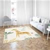 AAFUOO Tappeto per bambini con animali della giungla, tappeto per cameretta, carino, giraffa, tappeto da gioco per bambini, tappeto per cameretta, morbido, antiscivolo, per bambini, 40*60 cm (16×24in)