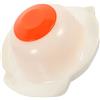 STAHAD Protezione Dita Affettare Affetta Patate, Verdure, Cipolle Cucina Beige | ABS e Acciaio Inossidabile, Facile da Usare, Non Si Deforma, Sicura per Cucinare