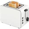 WMF Stelio Tostapane 2 fette in acciaio inox, doppia fessura con inserto per panino, funzione bagel, 7 livelli di doratura, 900 W, acciaio inox grigio opaco