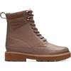 Clarks PragueStyle K. Stivali semi-lunghi, Pebble Combi, 32.5 EU, Pebble Combi, 32.5 EU