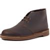 Clarks Bushacre 3 Mens Dark Brown Lea, 9