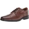 Clarks Berretto da Uomo Lite Oxford, Pelle Marrone Chiaro, 45 EU