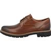 Clarks Batcombe Hall Scarpe Stringate Derby Uomo, Marrone (Dark Tan Leather), 41 EU