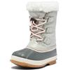 Sorel Yoot Pac Nylon WP, Stivali Youth Unisex, Dove, Gum 2, 38 EU