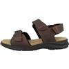 Clarks Men's Hapsford Creek Fisherman Sandal, Brown Tumbled Leather, 46 EU