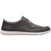 Clarks Flexway Lace, Scarpe Stringate Basse Uomo, Light Grey Lea, 42.5 EU