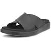 ECCO Sandalo da uomo Flowt M, nero, 45 EU, Nero, 45 EU