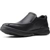 Clarks Mocassini Bradley da Uomo, Blk Tumbled Lea, 7.5 UK Wide