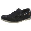 Clarks Men's Noonan Step Boat Shoe, Camoscio Blu Navy, 41.5 EU