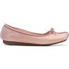 Clarks Freckle Ice, Ballerine Donna, Rosa Metallizzato, 35.5 EU