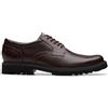 Clarks Berwick Lace Mens Brown Leather, 8.5