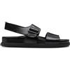 Clarks Torford Strap Mens Black Leather, 10