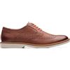 Clarks AtticusLTLimit Mens Dark Tan Lea, 7.5