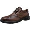 Clarks Men's Gessler Lace Oxford, Dark Tan Lea, 46 EU