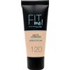 Maybelline Fondotinta Coprente Opacizzante Fit Me Matte & Poreless - 120 - classic ivory