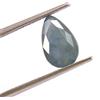 5.20 KT - 100% Naturale Certificato Ceylon Verde Blu Zaffiro Loose Pera Gemma