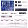 BildeeMait Kit di pratica di saldatura PCB con funzionalità LED Luce fluente NE555 Timer CD4017 Contatore per fai da te Elettronica Assemblaggio Pratica