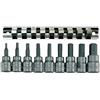 TENG TOOLS Teng M3812 - Set di chiavi a bussola esagonali con guida a clip, 10 pezzi, attacco quadrato da 3/8