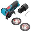 KOULEER Smerigliatrice elettrica, Mini utensile da taglio per lucidatura con smerigliatrice angolare a batteria 12V per piastrelle in metallo