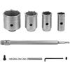 MAXAZTEX Set di 6 punte per trapano a secco per calcestruzzo, seghe a tazza in lega da 30/40/50/68 mm con codolo rotondo da 320 mm e adattatore SDS-Plus, per installazione in mattoni, muratura
