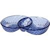 Guzzini - Vanity, Antipastiera, Blu Denim, in Bio-Based San e Bio-Based SMMA - Acqua