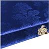 NAKAN Tessuto in Velluto Goffrato Tappezzeria Tessuto al Metro 140cm Larghezza Stile Vintage per L'Home Decor, Artigianato da Cucito, Divano Copertura, Tenda(Color:Blu Reale)