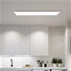 Lightbox Basic LED pannello a superficie | 120 x 30 cm | pannello a parete e a soffitto senza tempo con cornice bianca e colore della luce bianco neutro (4000 K) | 4600 lm | per ogni stanza | in