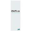 yd. Your Decoration - Cornice 25x75 cm - Bianco Lucente - Cornice Decorativa Parete in Plastica con Vetro in acryl - Antiriflesso - 25x75 Cornice - Evry