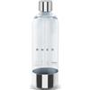 Smeg, Bottiglia per Gasatore d'Acqua SKB01, 800 ml, Compatibile con Soda Maker SKC01, in Plastica Tritan™ Renew e Acciaio Inox, 280x83x83 mm