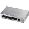 ZYXEL GS1005HP SWITCH UNMANGED 5PORT POE+ 60W DA SCRIVANIA A MURO