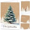 BOYATONG Biglietti pieghevoli, con albero