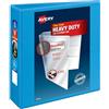 Avery Raccoglitore a 3 anelli, anelli inclinati One Touch da 7,6 cm, contiene carta da 21,6 x 27,9 cm, 1 raccoglitore azzurro (05601)