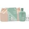 Alfaparf semi di lino Duo Kit CON POCHETTE scalp renew shampoo energizing 250 ml e lozione 12 fiale x 10 ml - trattamento anticaduta