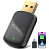 CODONOVA Mini Adattatore CarPlay Wireless per Apple CarPlay e Android Auto, Nero