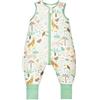 ToyaTec Sacco Nanna per Neonati con Gambe, 1.0 Tog, in Morbidissimo Rayon Ricavato dal Bambù, Senza Maniche, per Bambini e Bambine, Giraffa, XL