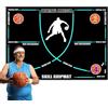 Genérico Tappetino da allenamento per calcio, tappetino per gradini, 304,8 cm, materiale antiscivolo per allenamento di basket, tappetino in gomma per reggere basket, tappetini per esercizi