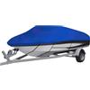 ZIRLANLV Copertura per Kayak, Tessuto Oxford Rivestito in PU | Copertura antipolvere per riporre la canoa con quattro cinghie con fibbia e borsa per ormeggio e stoccaggio